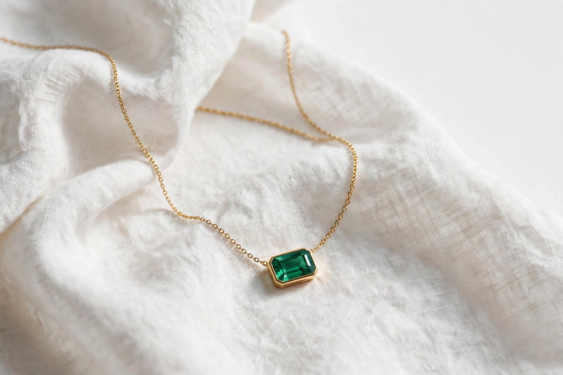 COLLIER LÍA ÉMERAUDE